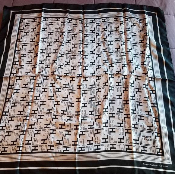 Herve Leger Silk Scarf limited edition 2008 - Picture 2 of 5